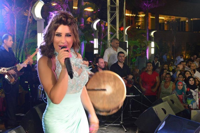 Najwa Karam at Larc Resort 